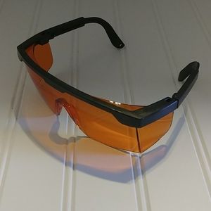 Amber Safety Glasses  ANSI Z87 Protection